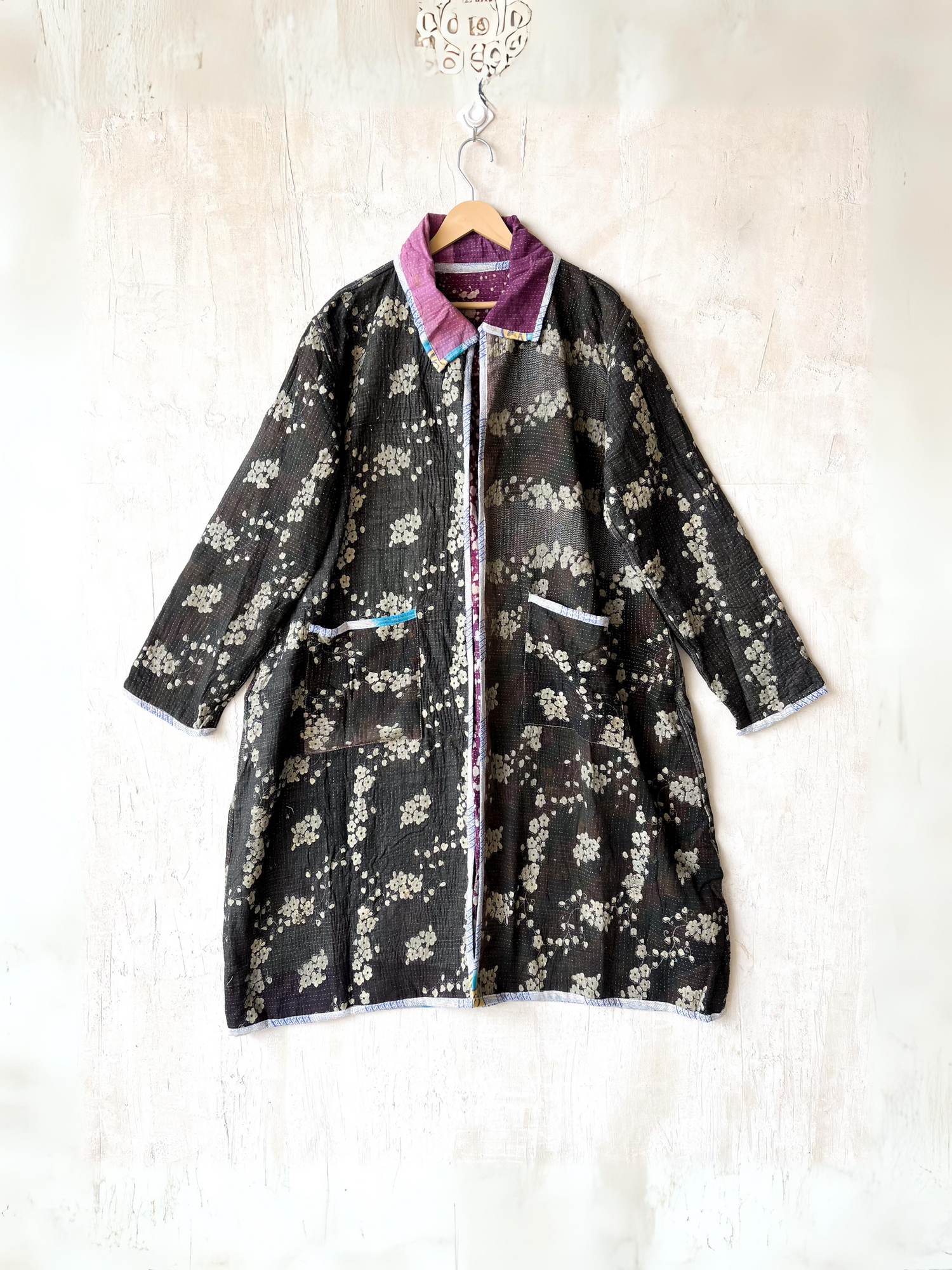 Fine kantha Cotton jacket Coat (FKJC)