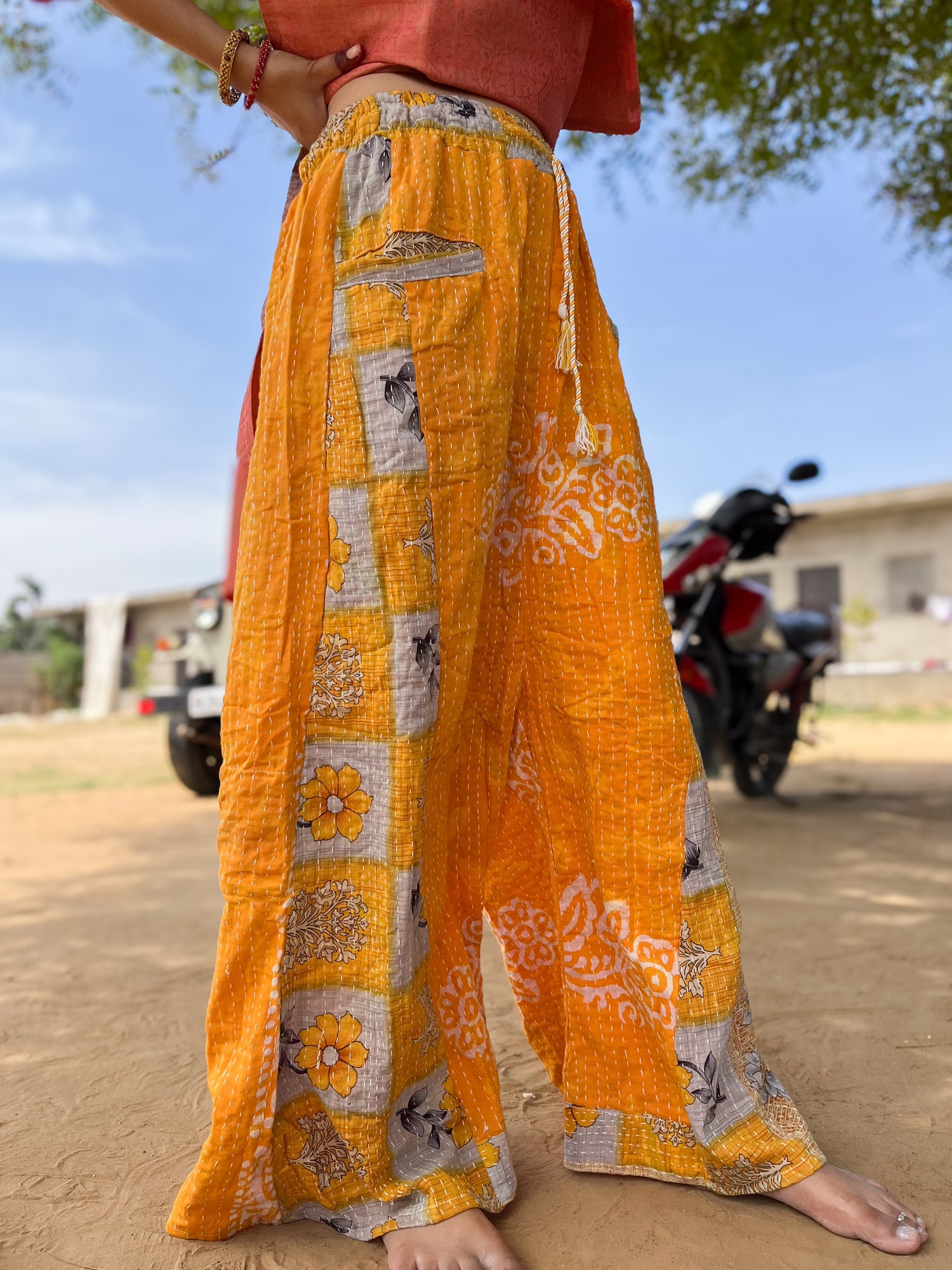 Kantha Double Drape Pants (KDPNT)