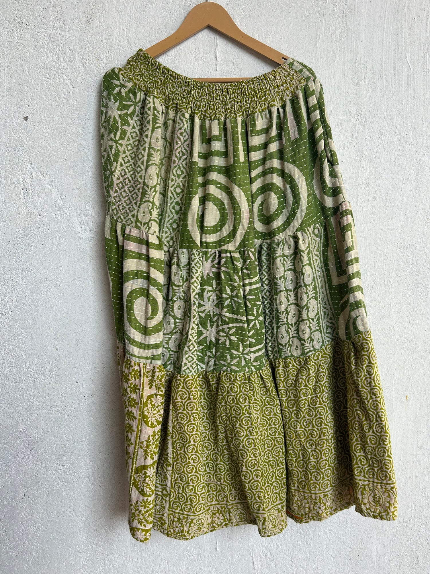 Kantha Frill Skirt KRSKT