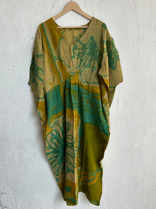 Crepe Silk Muu Dress (CRMU) 112