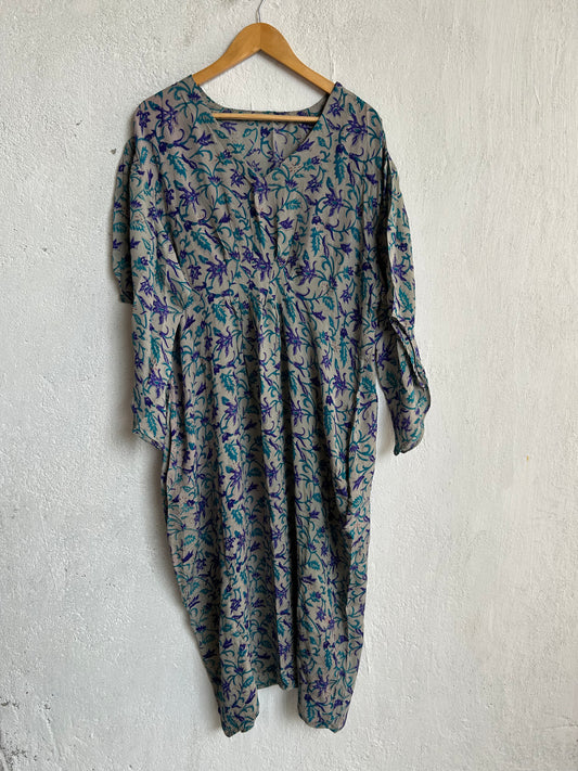 Crepe Silk Muu Dress (CRMU) 196