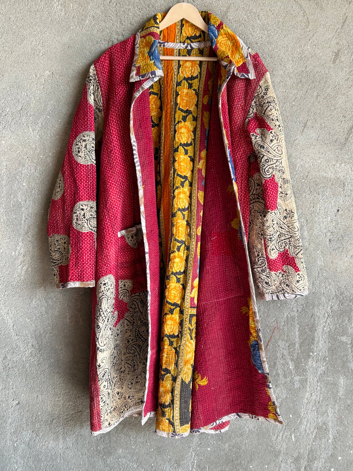 Fine Kantha Long Jacket (FKJC) 10