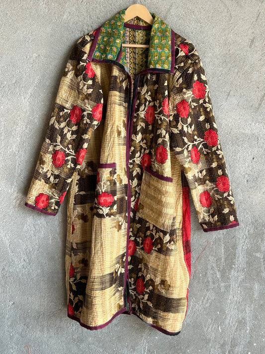 Fine Kantha Long Jacket (FKJC) 02