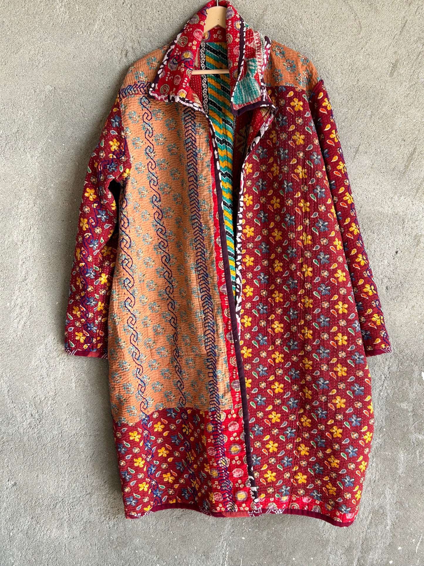 Fine Kantha Long Jacket (FKJC) 23