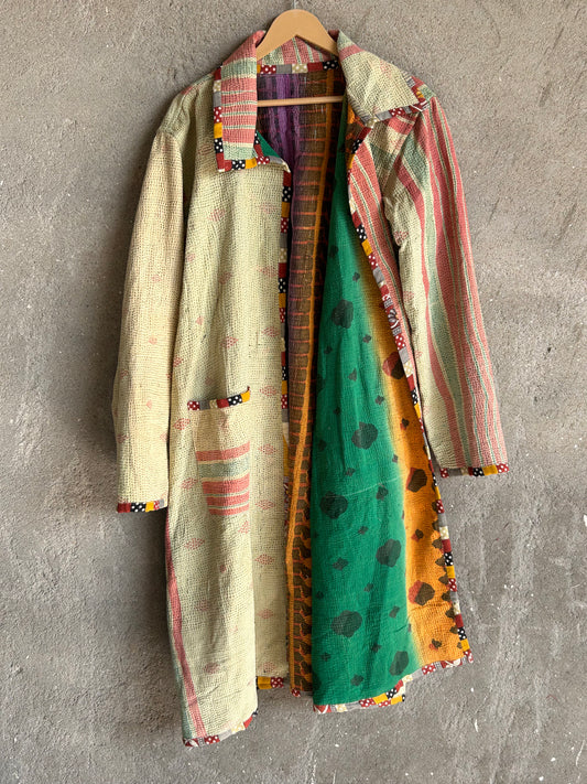 Fine Kantha Long Jacket (FKJC) 24