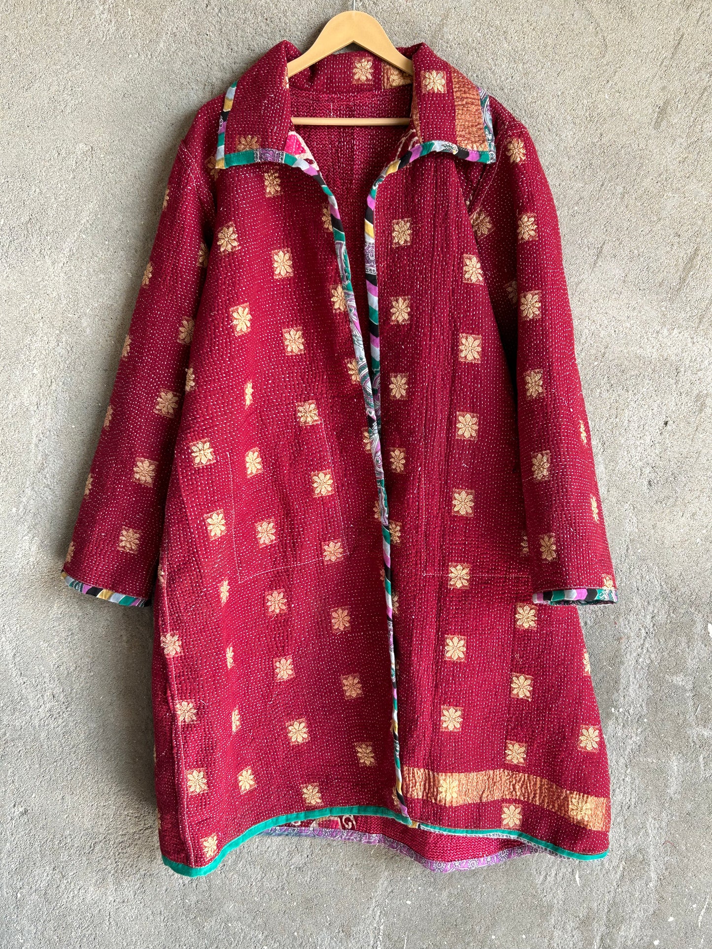 Fine Kantha Long Jacket (FKJC) 27