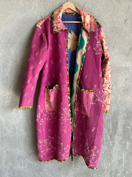 Fine Kantha Long Jacket (FKJC) 03