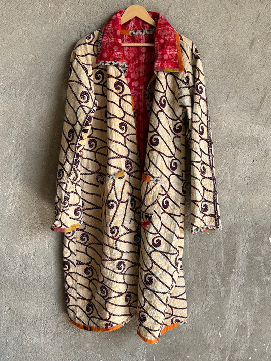 Fine Kantha Long Jacket (FKJC) 31