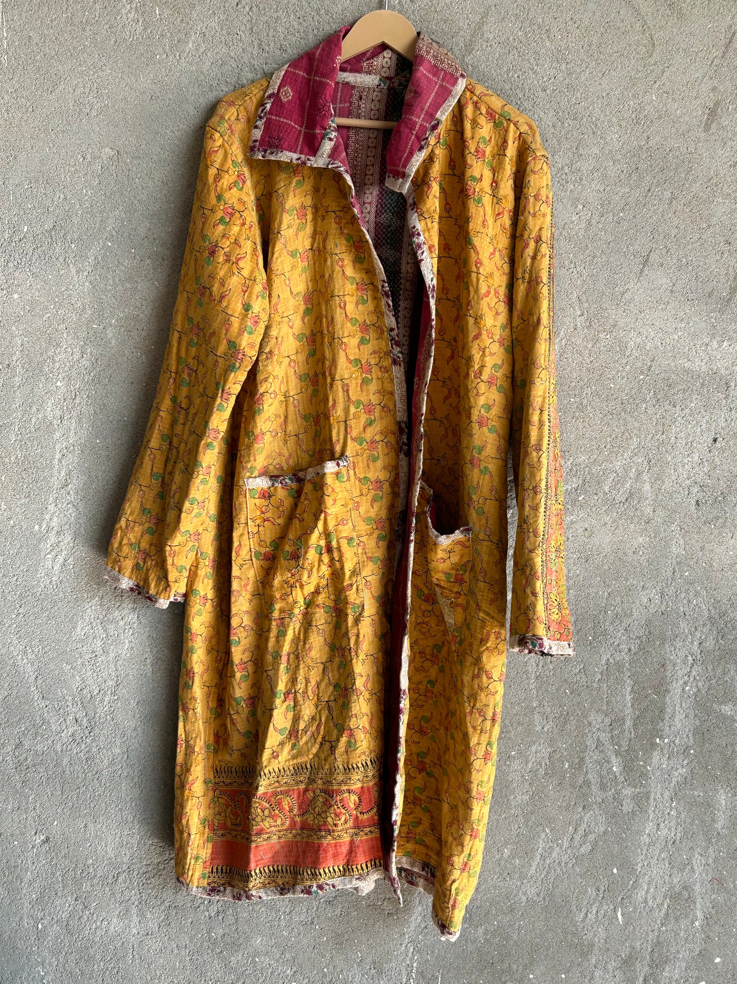 Fine Kantha Long Jacket (FKJC) 35