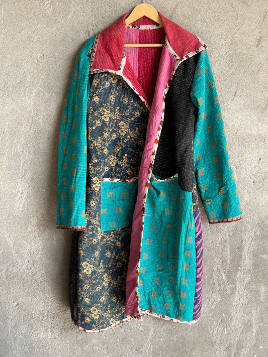 Fine Kantha Long Jacket (FKJC) 41