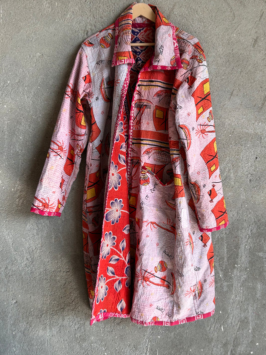 Fine Kantha Long Jacket (FKJC) 49