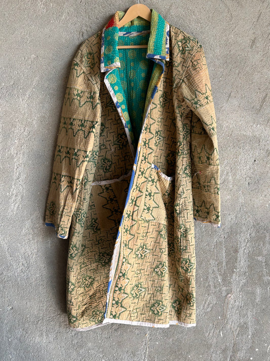 Fine Kantha Long Jacket (FKJC) 56