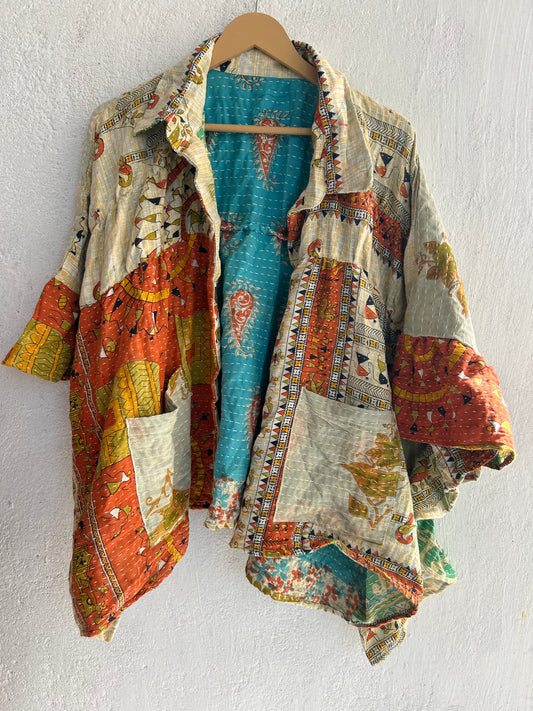 Kantha Twirl Shirt KRMD 112