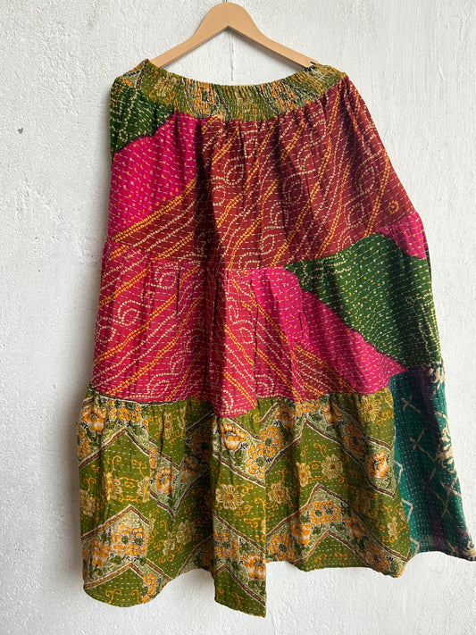 Kantha Frill Skirt KRSKT 100