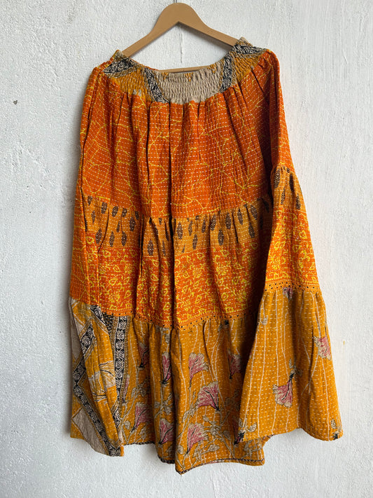 Kantha Frill Skirt KRSKT 102