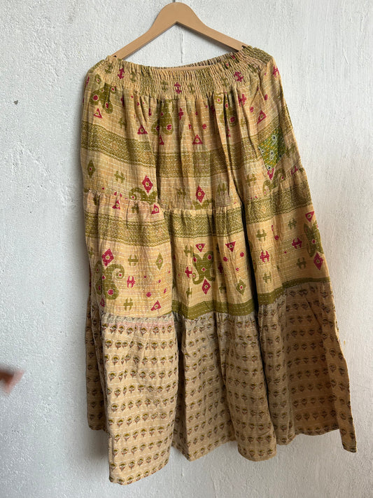 Kantha Frill Skirt KRSKT 103