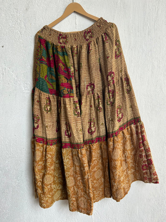 Kantha Frill Skirt KRSKT 11