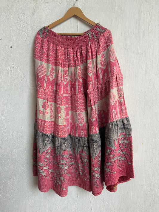 Kantha Frill Skirt KRSKT 125