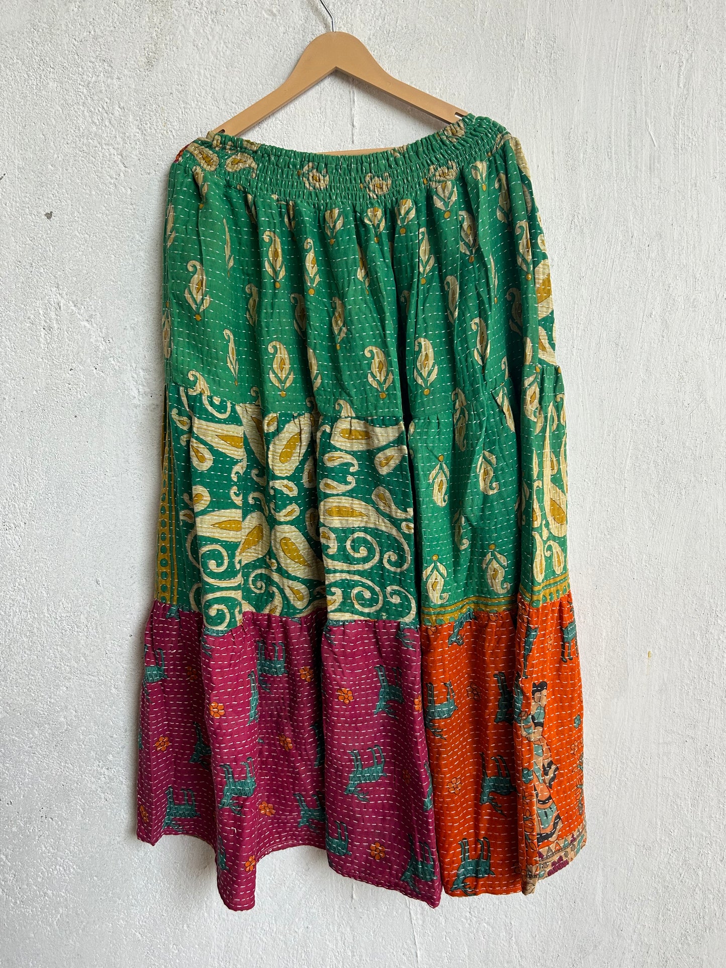 Kantha Frill Skirt KRSKT 130