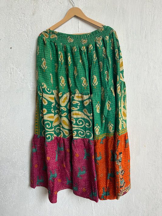 Kantha Frill Skirt KRSKT 130