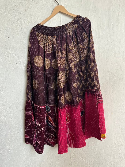 Kantha Frill Skirt KRSKT 131