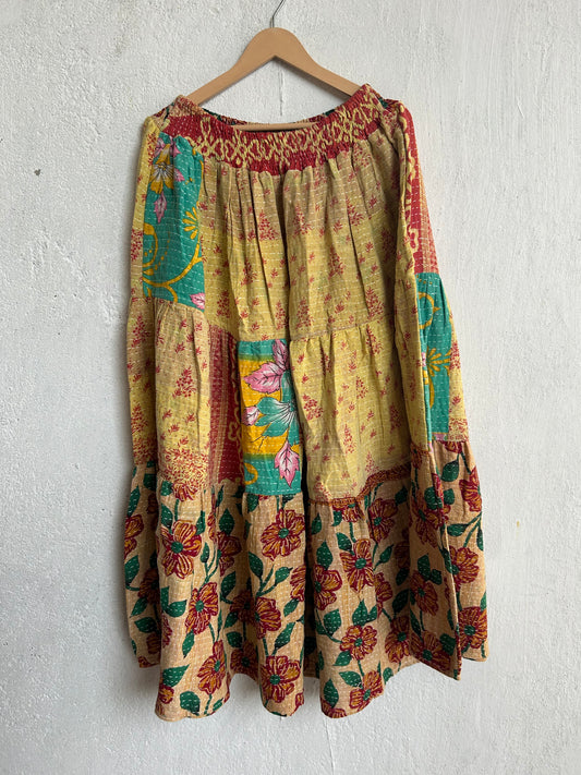 Kantha Frill Skirt KRSKT 137