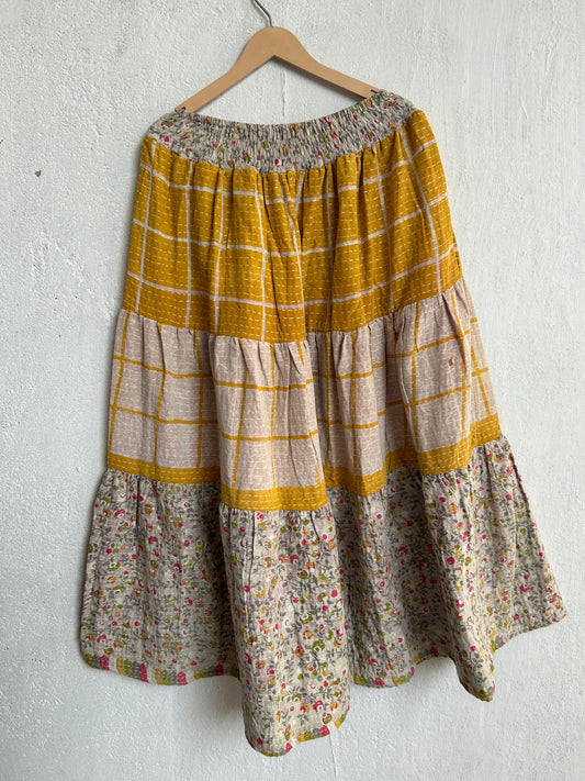 Kantha Frill Skirt KRSKT 139