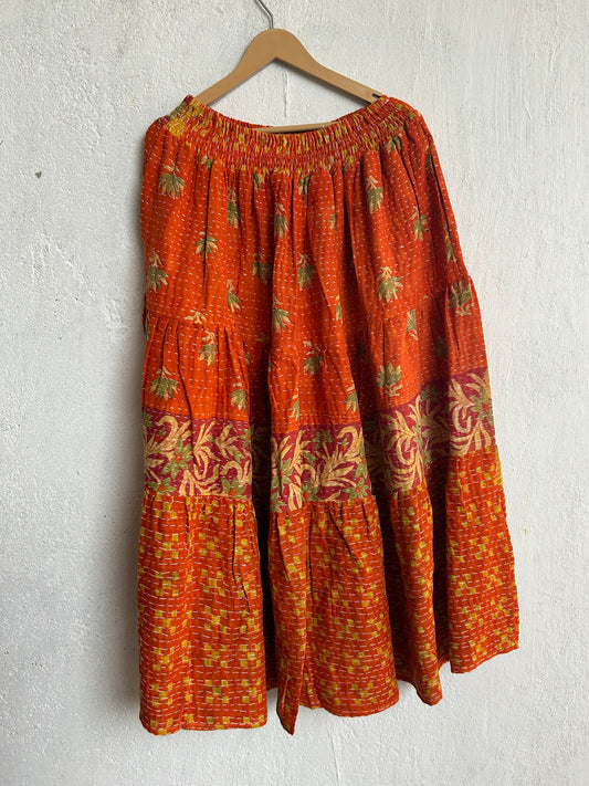 Kantha Frill Skirt KRSKT 141