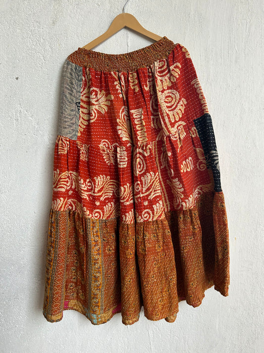 Kantha Frill Skirt KRSKT 142