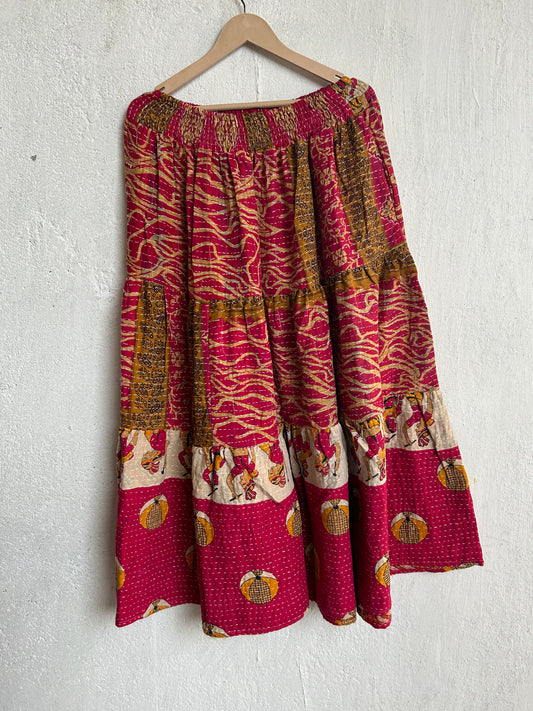 Kantha Frill Skirt KRSKT 145