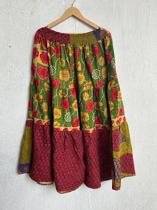 Kantha Frill Skirt KRSKT 148