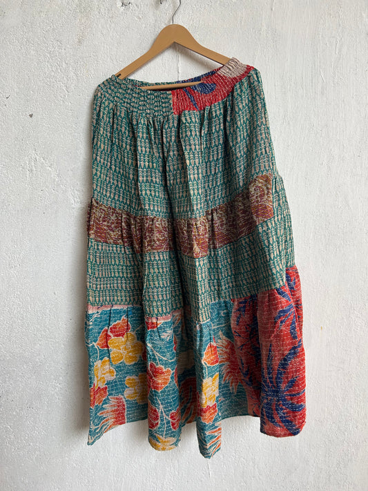 Kantha Frill Skirt KRSKT 151