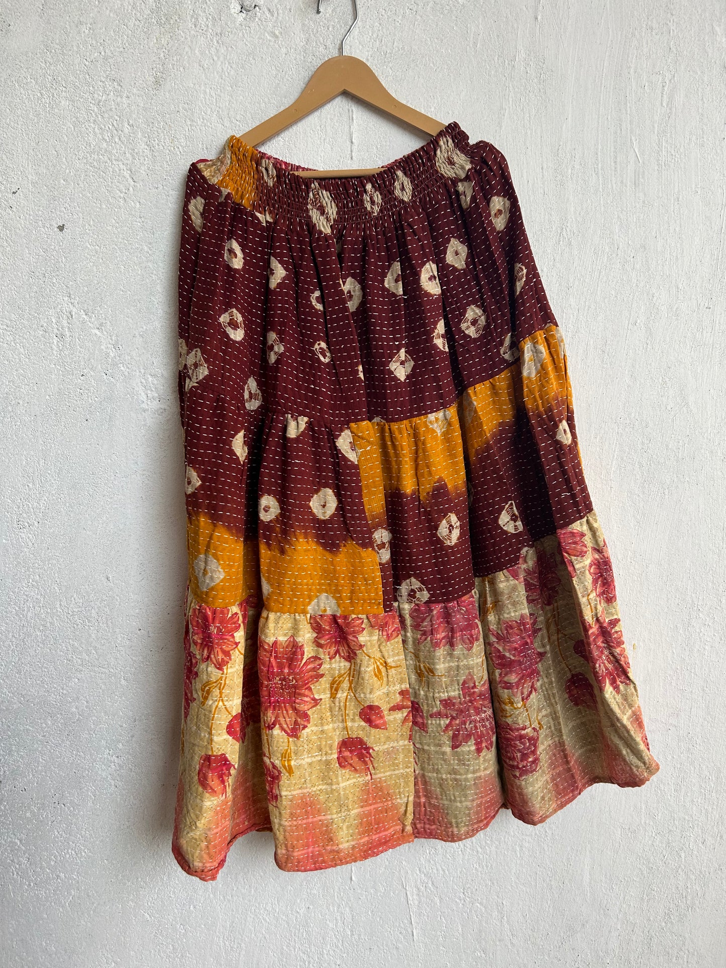 Kantha Frill Skirt KRSKT 156