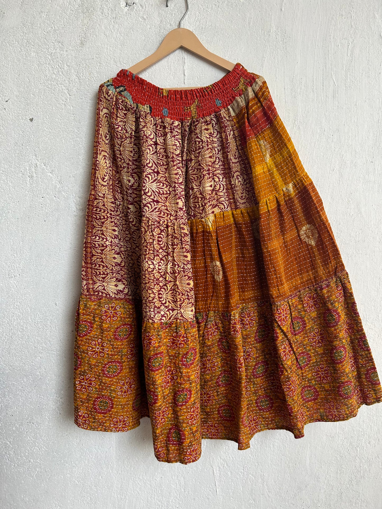 Kantha Frill Skirt KRSKT 157