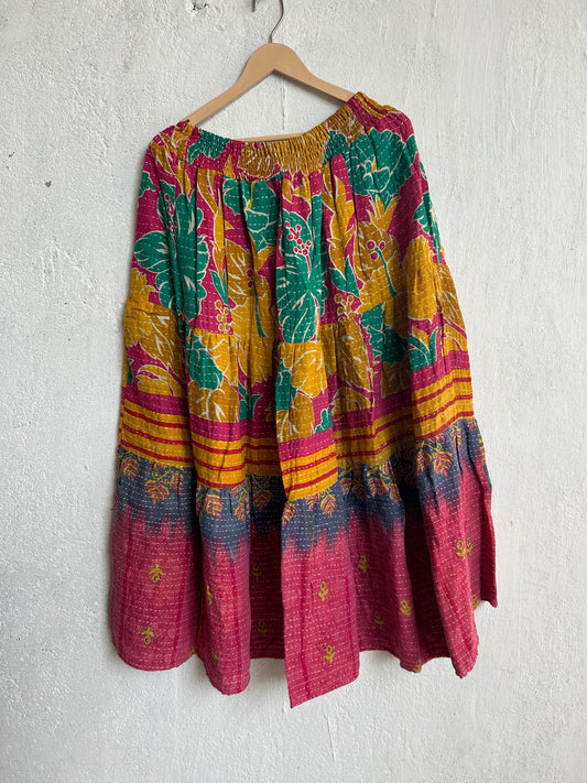 Kantha Frill Skirt KRSKT 158