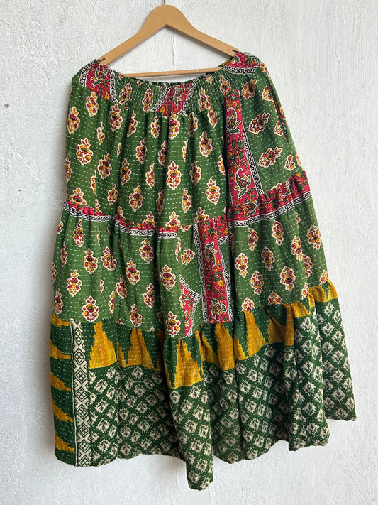 Kantha Frill Skirt KRSKT 16