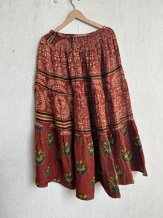 Kantha Frill Skirt KRSKT 163