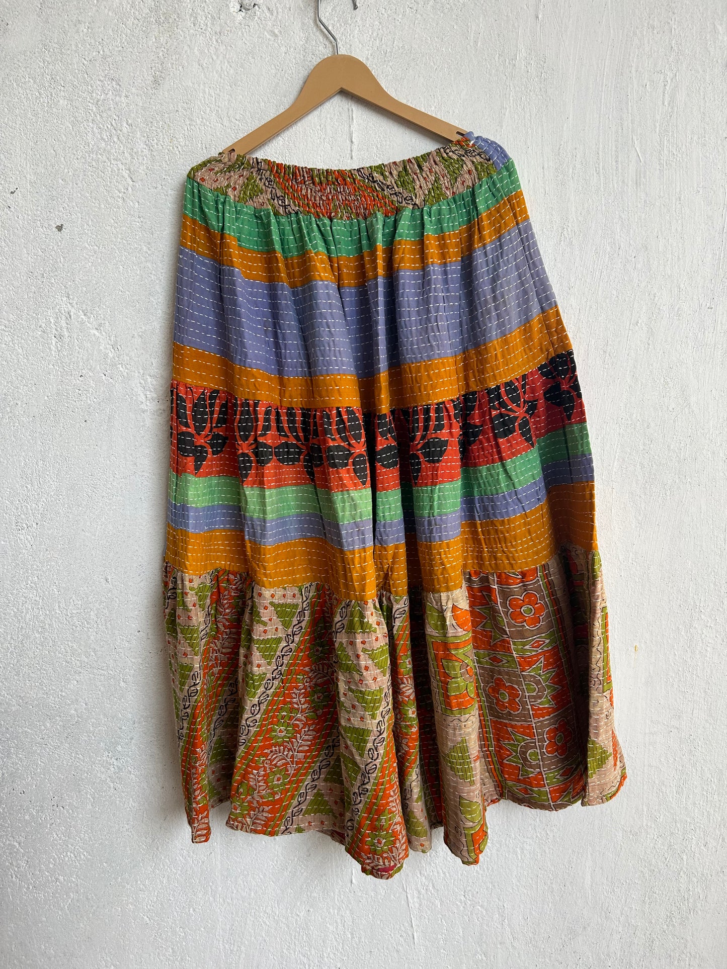 Kantha Frill Skirt KRSKT 164