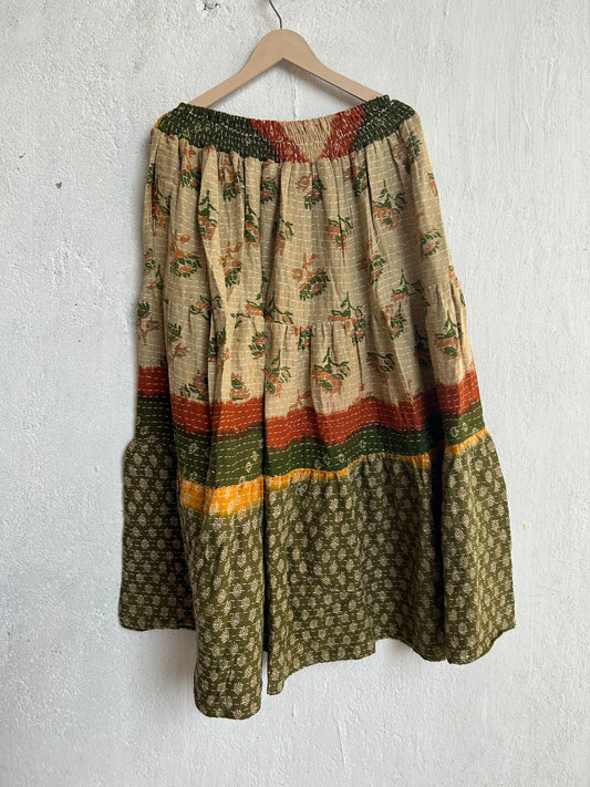 Kantha Frill Skirt KRSKT 169