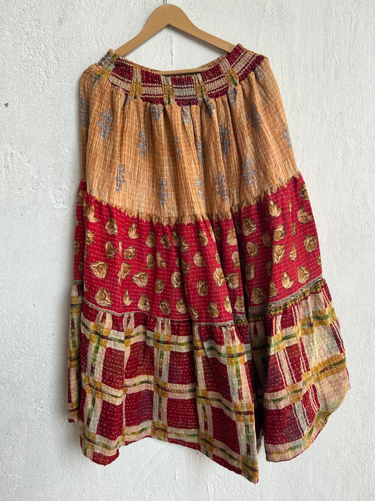 Kantha Frill Skirt KRSKT 17