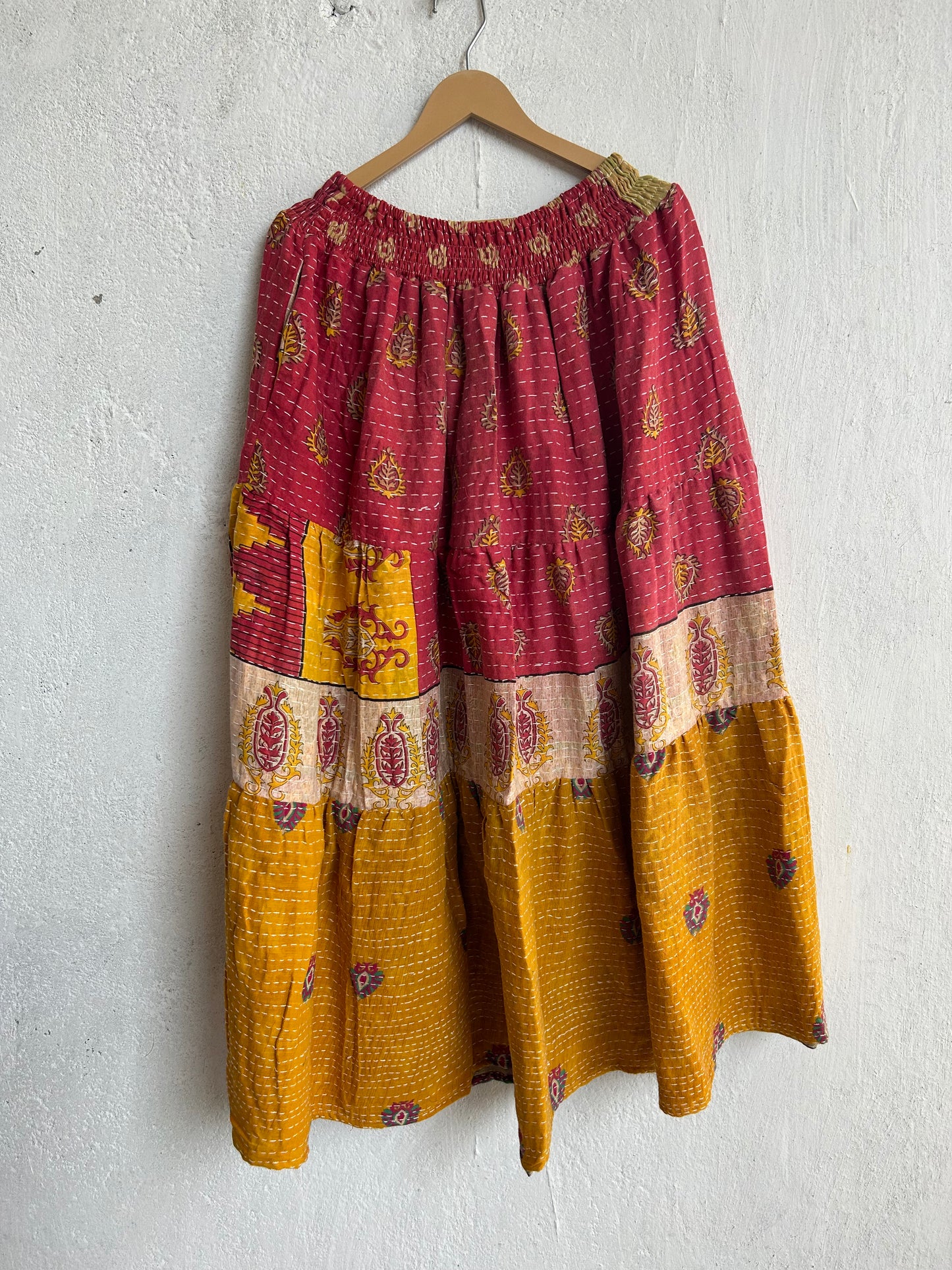 Kantha Frill Skirt KRSKT 171