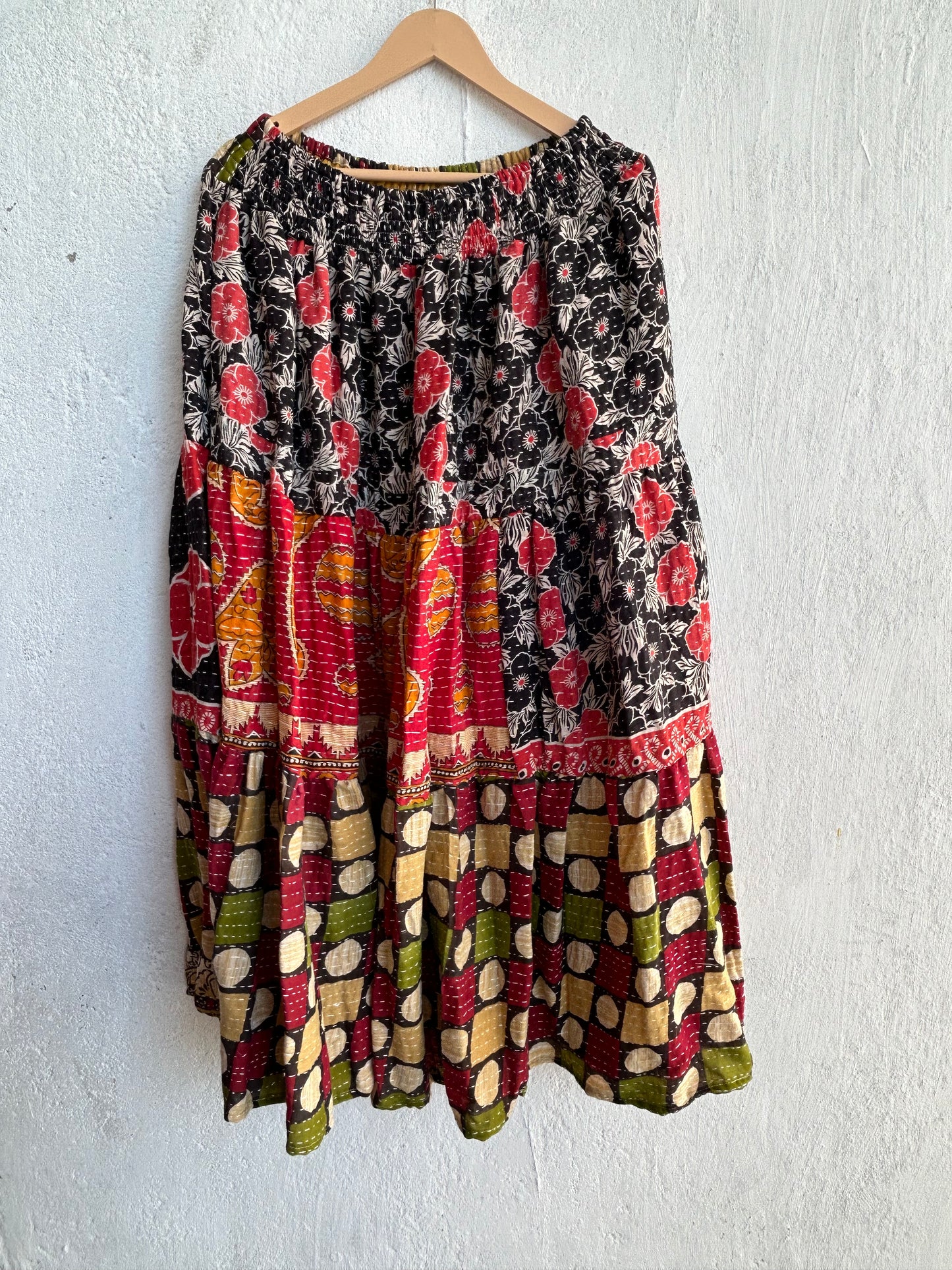 Kantha Frill Skirt KRSKT 191