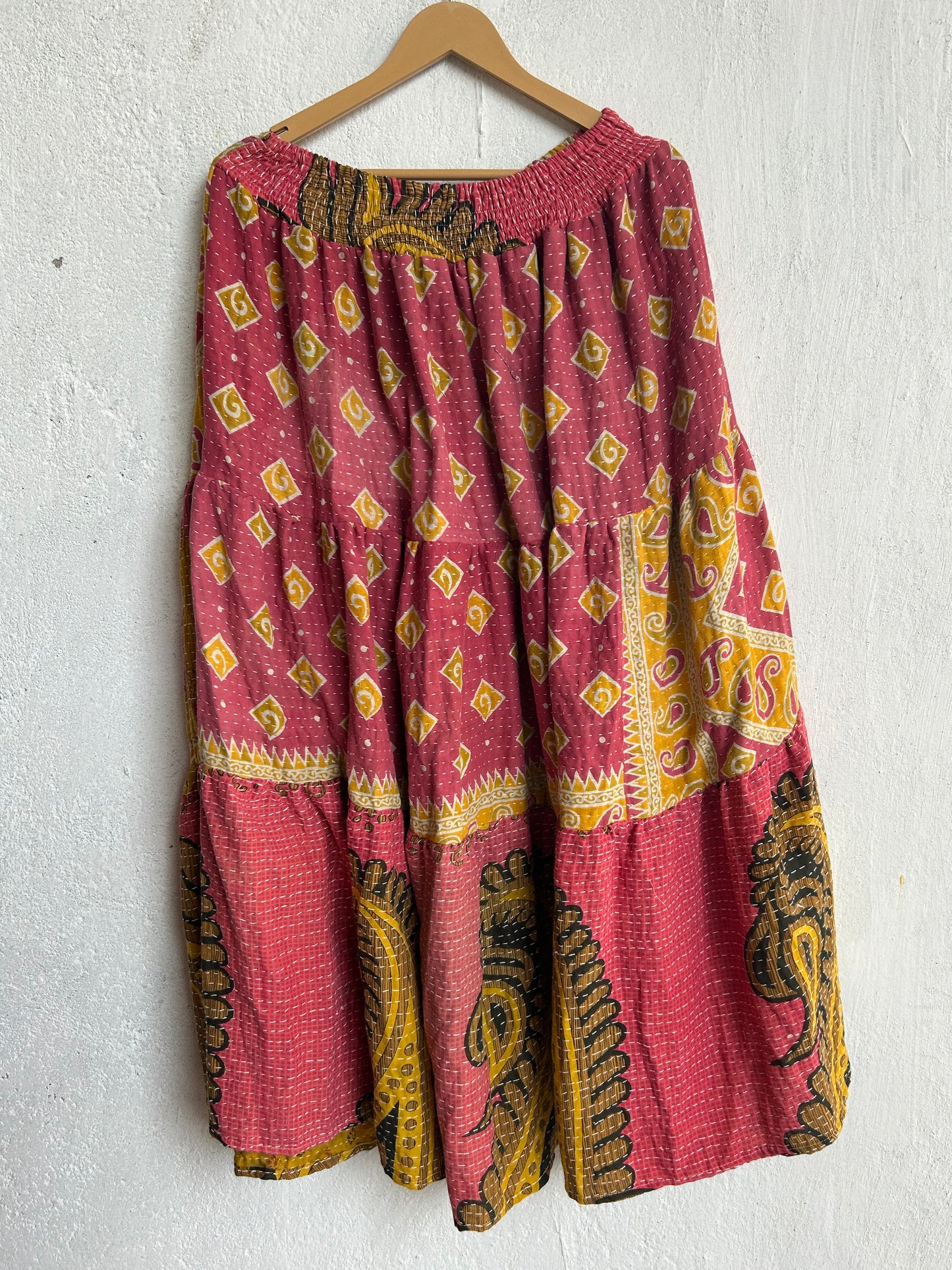 Kantha Frill Skirt KRSKT 02