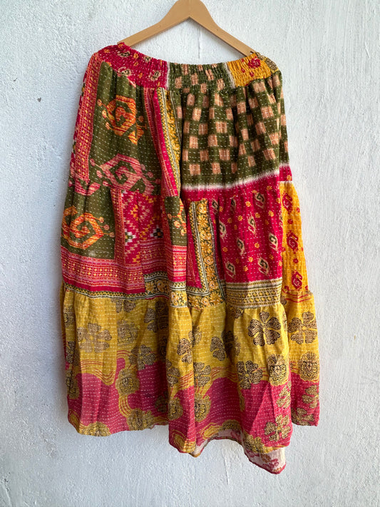 Kantha Frill Skirt KRSKT 201