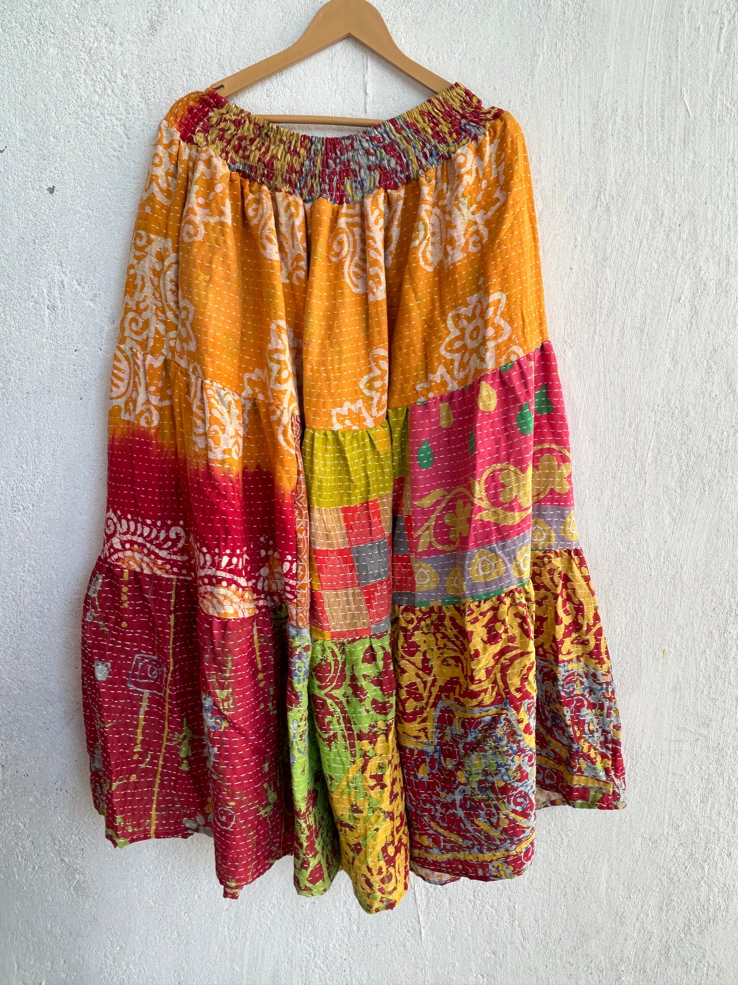 Kantha Frill Skirt KRSKT 203