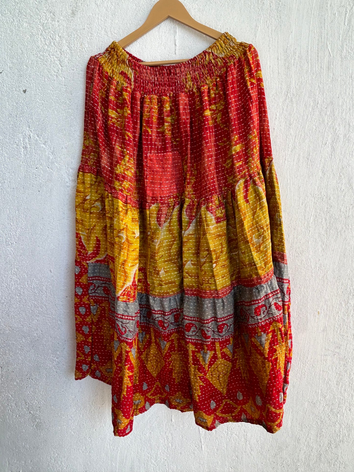 Kantha Frill Skirt KRSKT 204