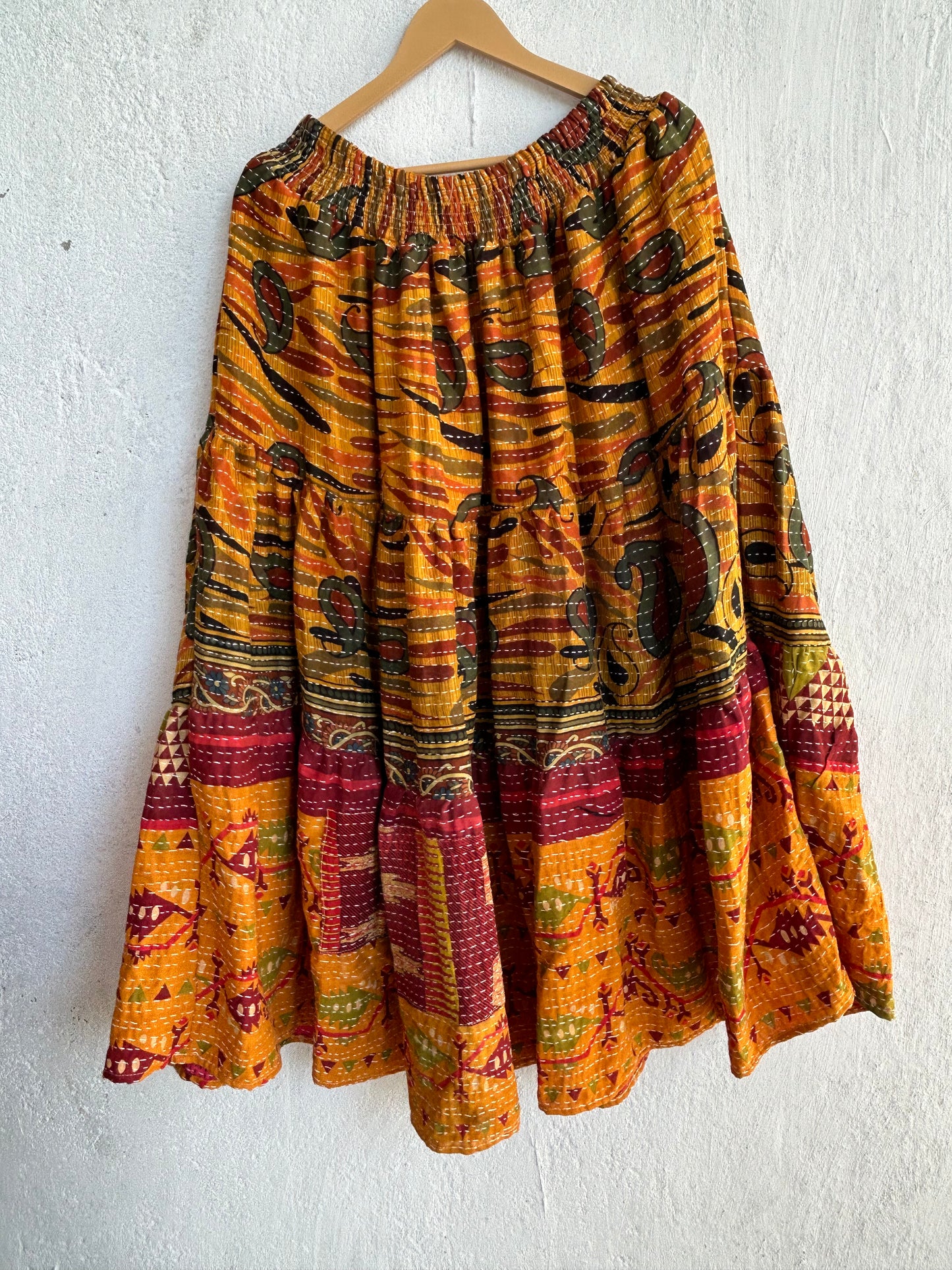 Kantha Frill Skirt KRSKT 207