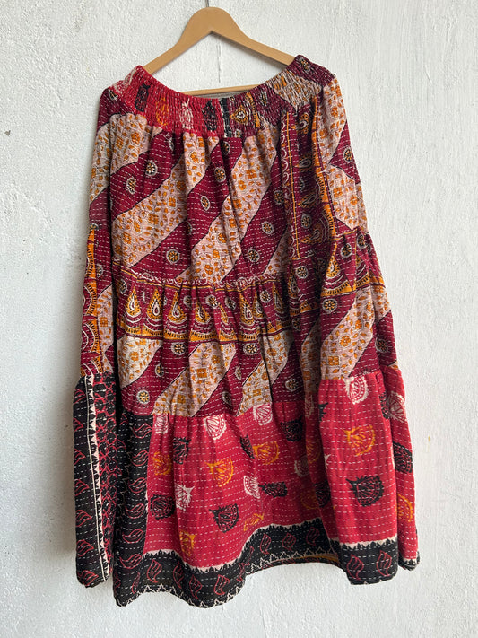 Kantha Frill Skirt KRSKT 21