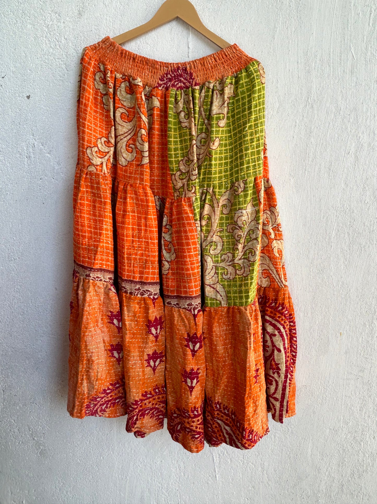 Kantha Frill Skirt KRSKT 213