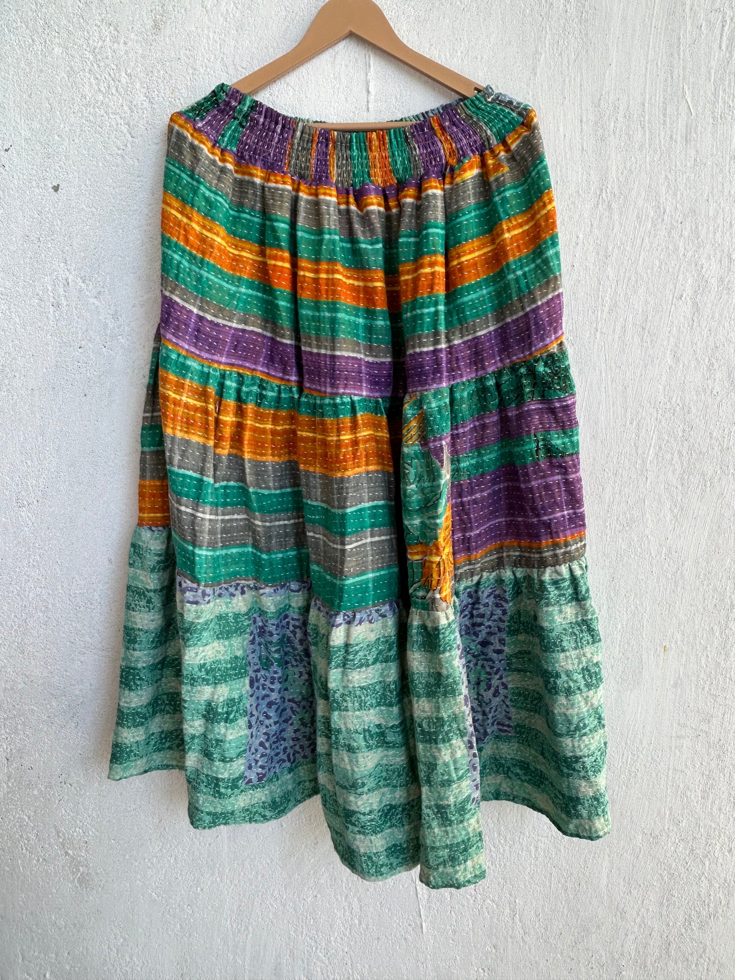 Kantha Frill Skirt KRSKT 216